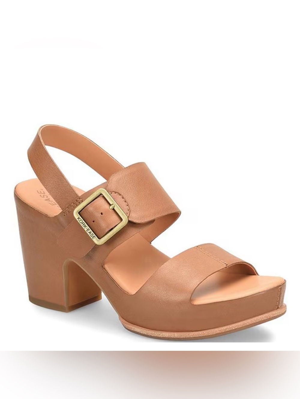 Kork-Ease San Carlos Brown Leather Platform Sandal 9